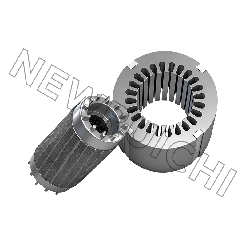 Ansamblul statorului motorului de curent alternativ și al miezului rotorului